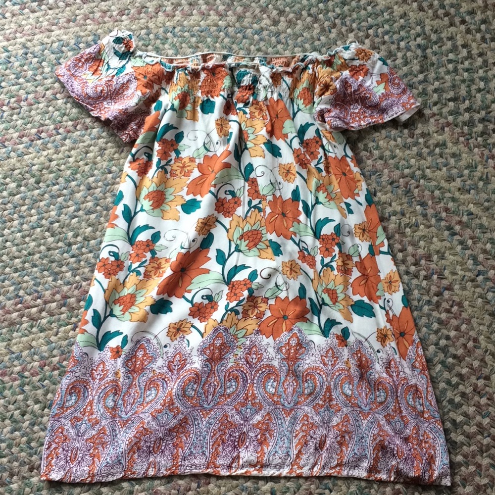 Off the Shoulder Dress with Trendy Designs